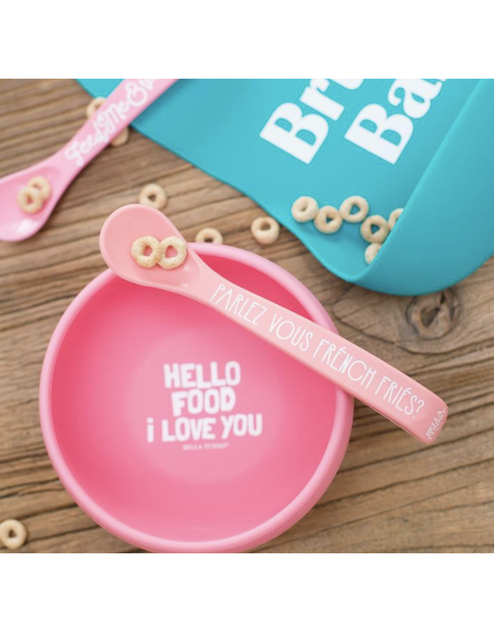 Bella Tunno Hello Food I Love You - Suction Bowl