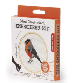 Mini Cross-Stitch Embroidery Kit- Bird