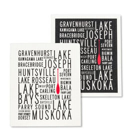 Muskoka Lakes Swedish Dishcloths S/2