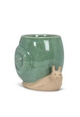 Turquoise Snail Planter - 5"