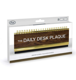 Daily Desk Plaque