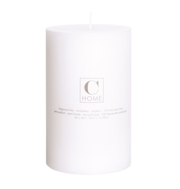 4" x 6" White Pillar Candle