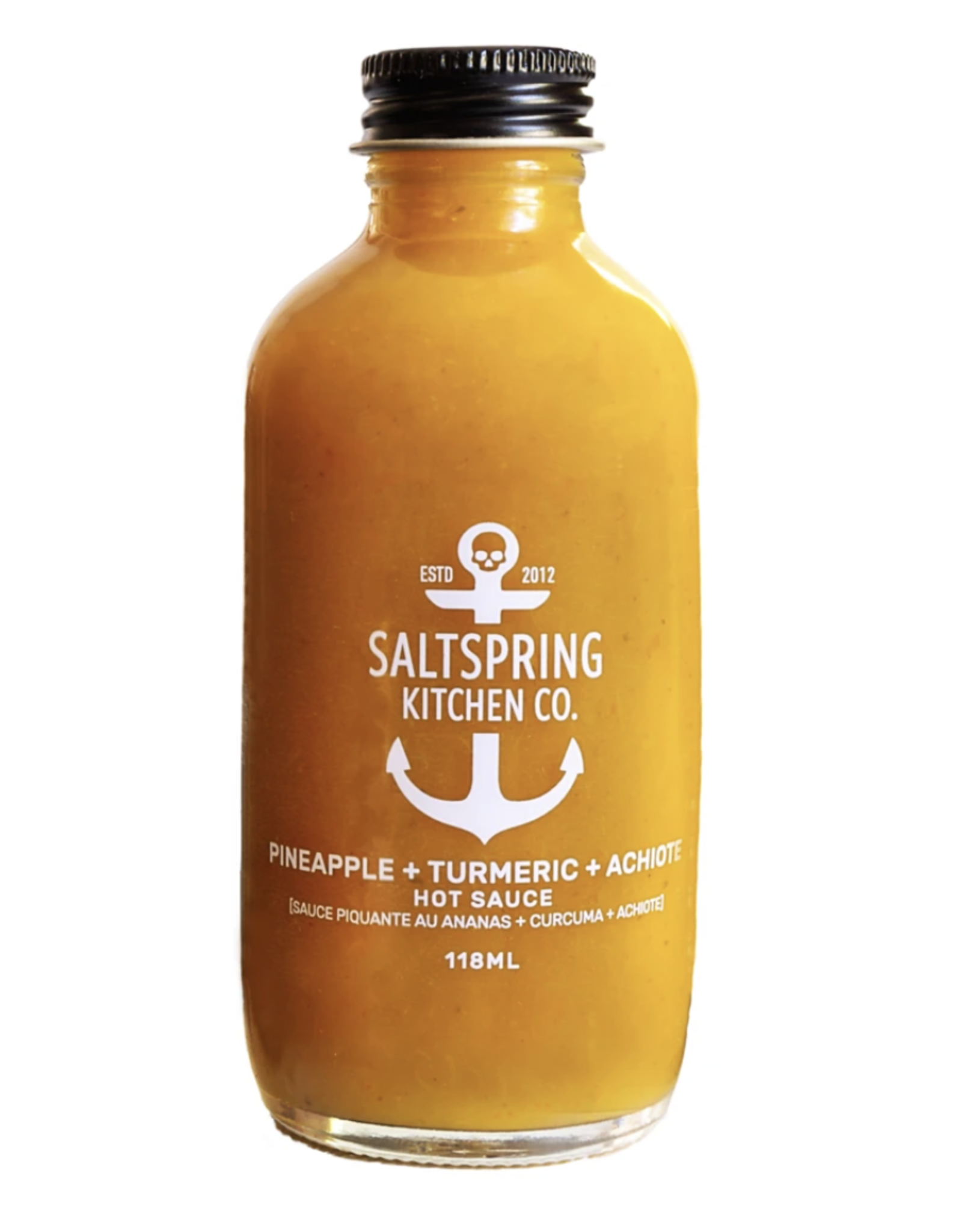 Salt Spring Kitchen Pineapple + Tumeric + Achiote Hot Sauce - 118ml