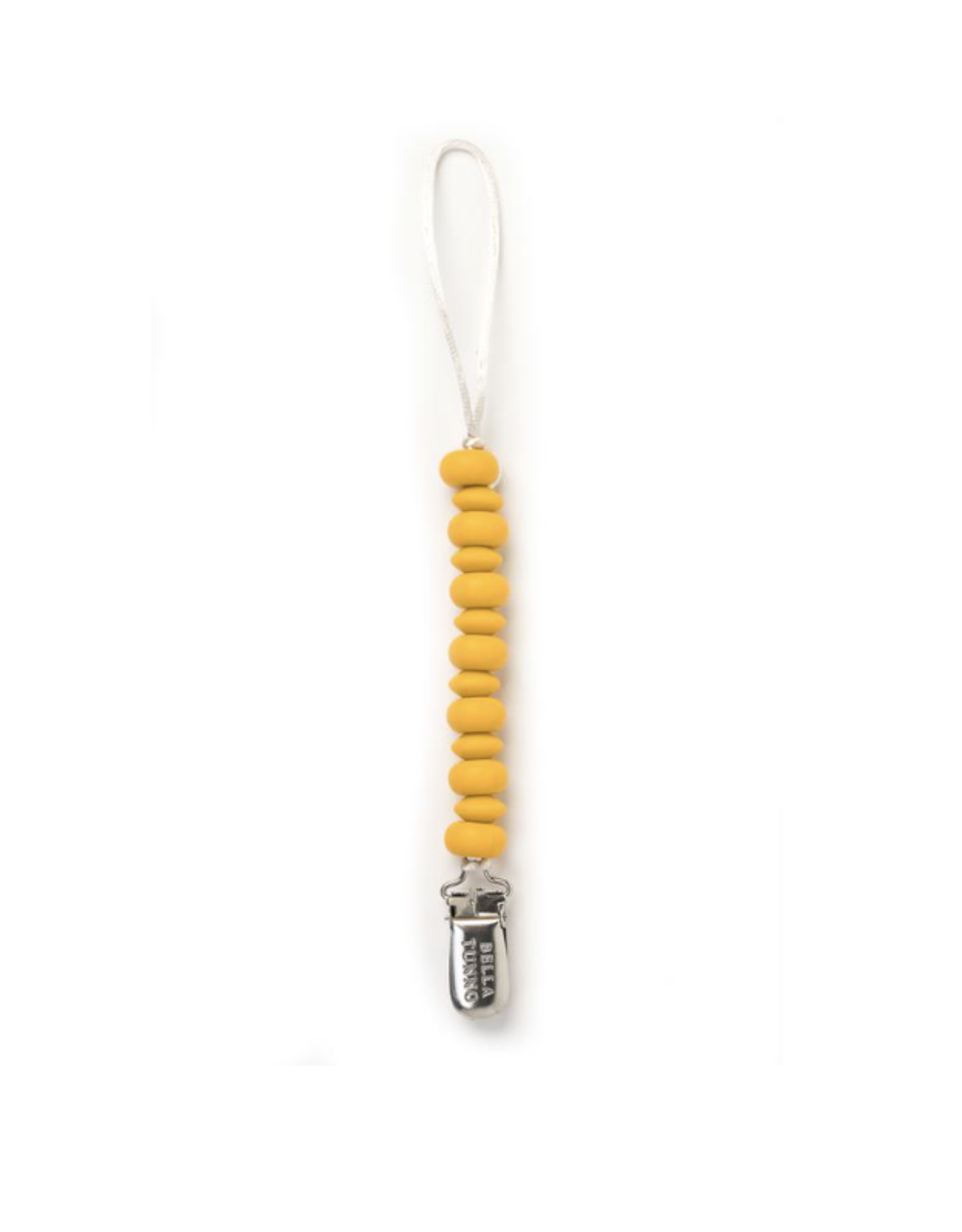 Bella Tunno Mustard Pacifier Clip