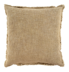 Selena Linen Pillow - Sand 20x20