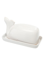 Wild Whale Butter Dish White