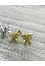 jj+rr Folded Butterfly Earrings