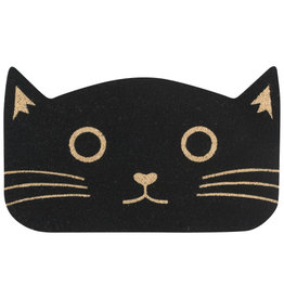 Black Cat Doormat