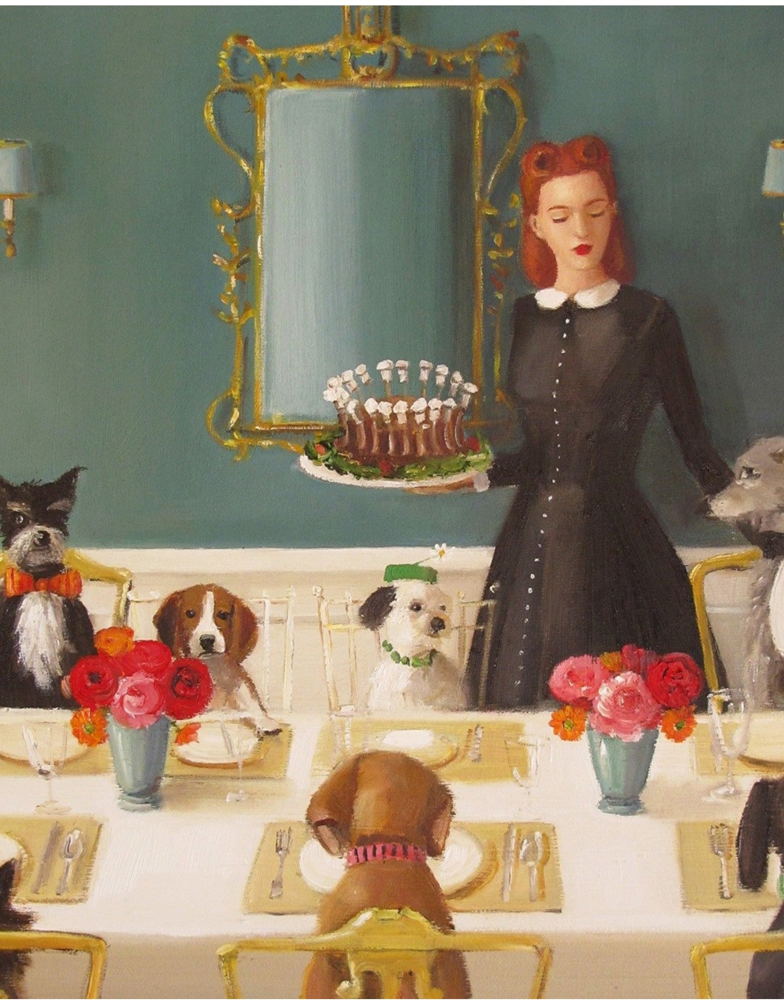 Janet Hill Studio Art Print - Well-Mannered Dogs - 8.5" x 11"