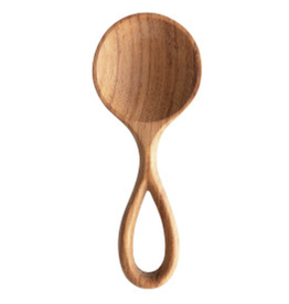 Hand-Carved Doussie Wood Spoon 5"