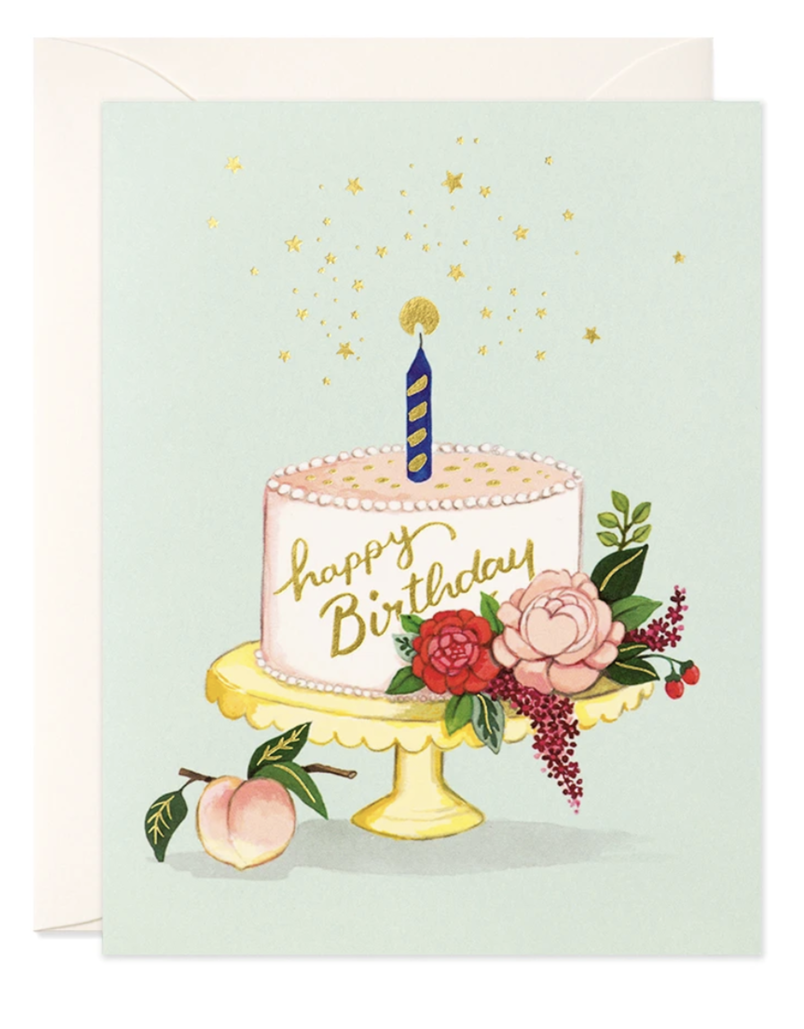 JooJoo Paper Birthday - Peach Cake Birthday