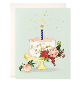 JooJoo Paper Birthday - Peach Cake Birthday