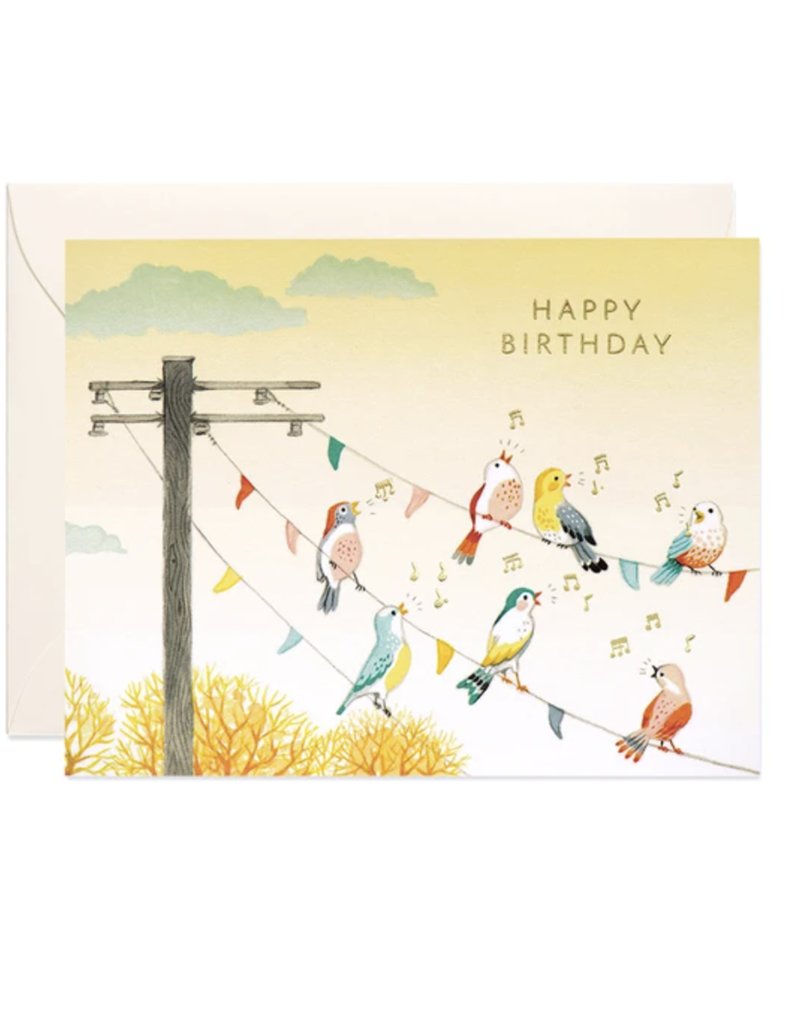JooJoo Paper Birthday - Birds on Wire