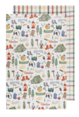 Out & About Tea Towel  - Set of 2