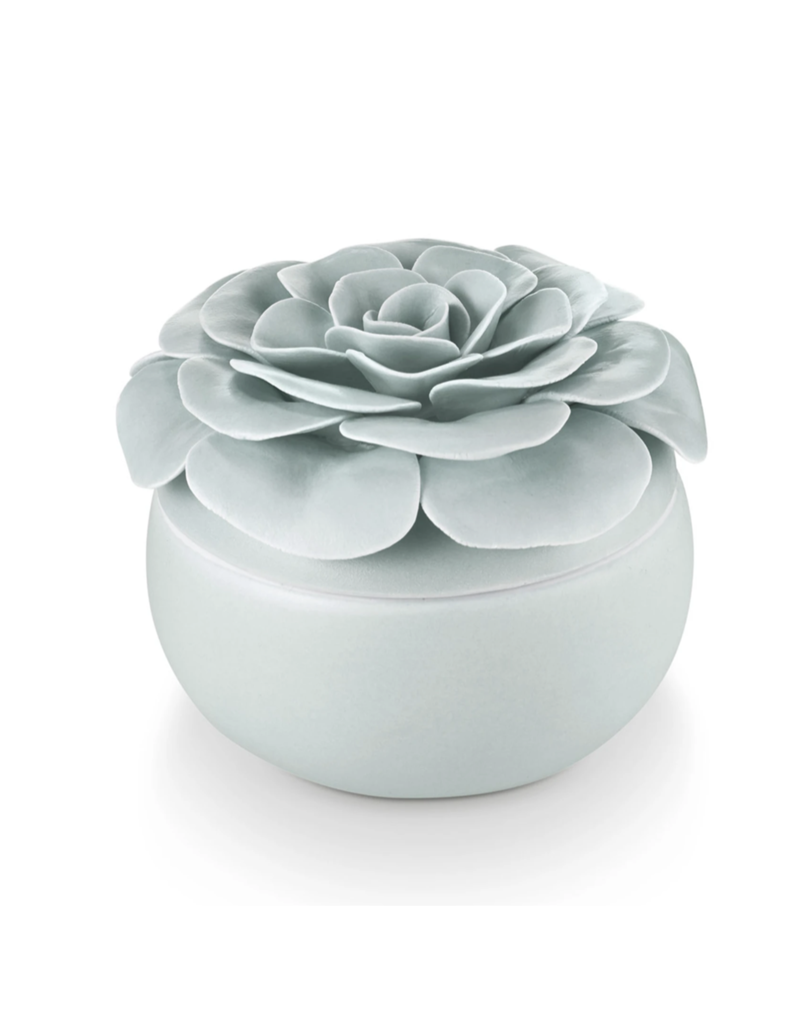 Illume Fresh Sea Salt - Ceramic Flower Candle