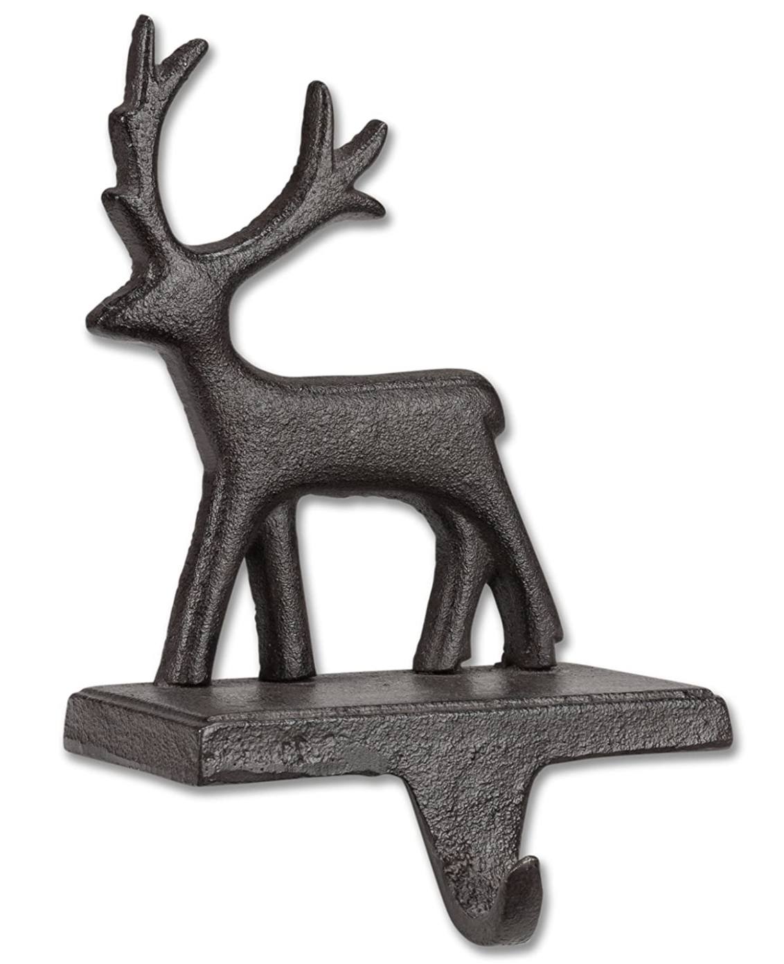Cast Iron Reindeer Stocking Holder Lulu & Lavigne Home Studio