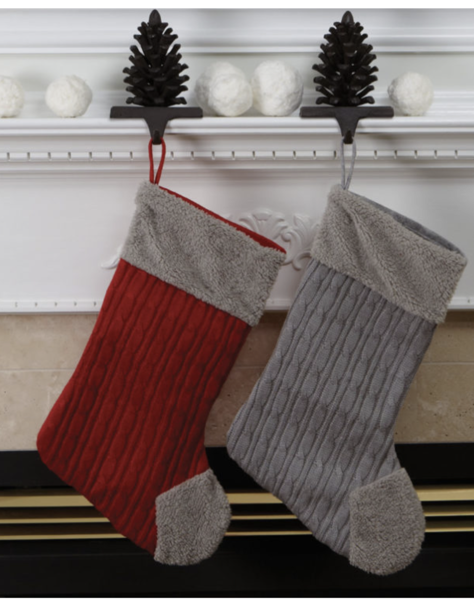 Pinecone Stocking Holder