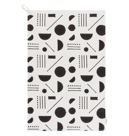 Domino Block Print Tea Towel