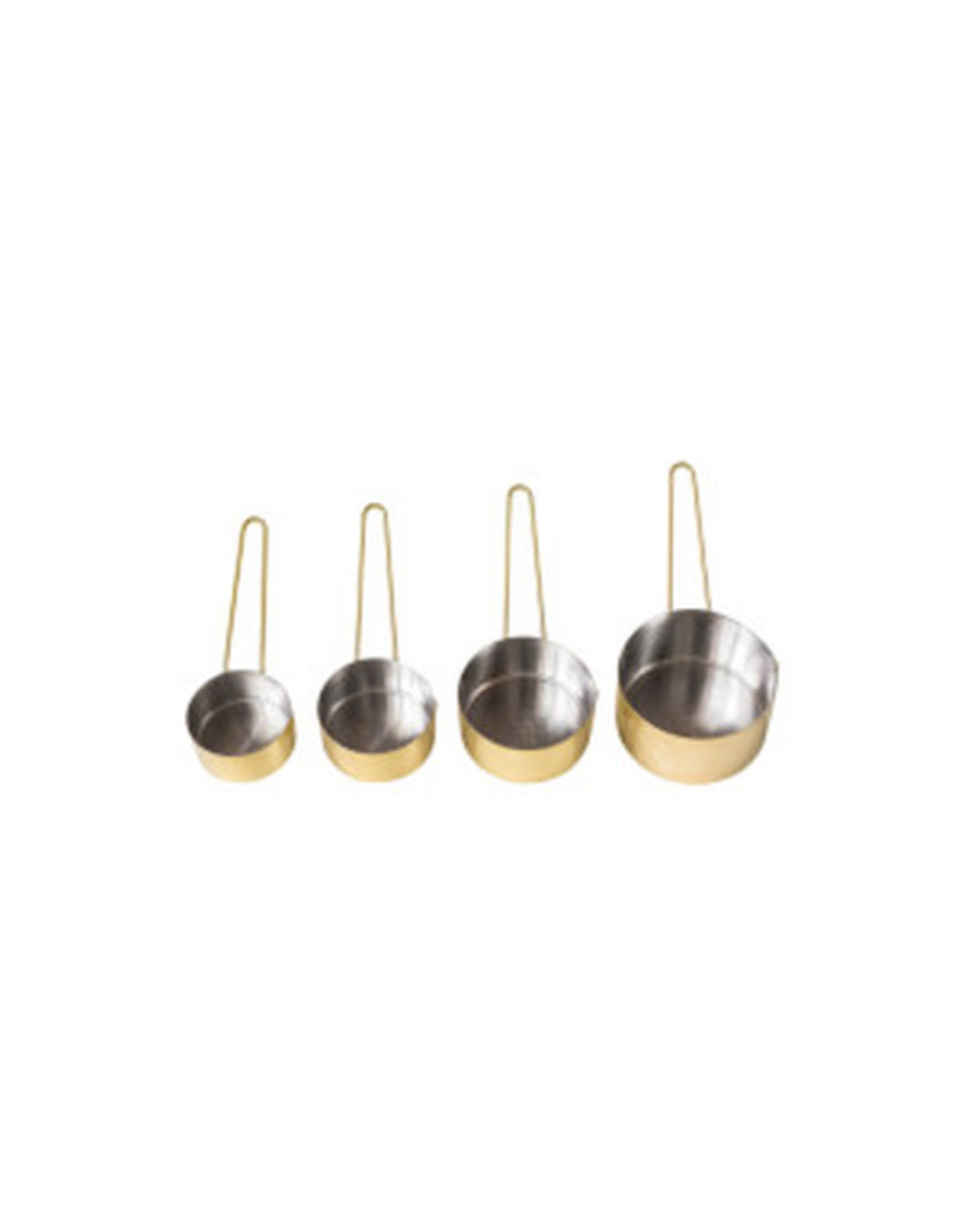 Stainless Steel Measuring Cups - Gold Finish