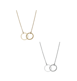 jj+rr Double Circle Infinity Necklace