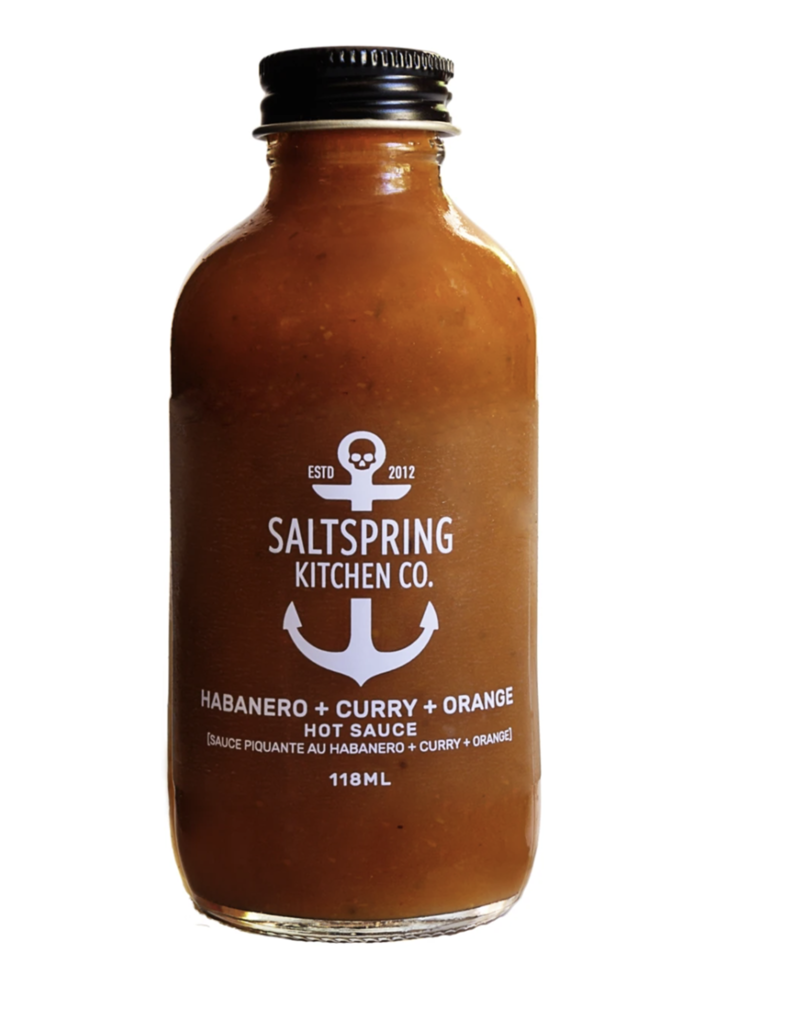 Salt Spring Kitchen Habanero + Curry + Orange Hot Sauce 118ml