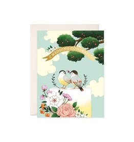 JooJoo Paper Wedding - Birds on Cake