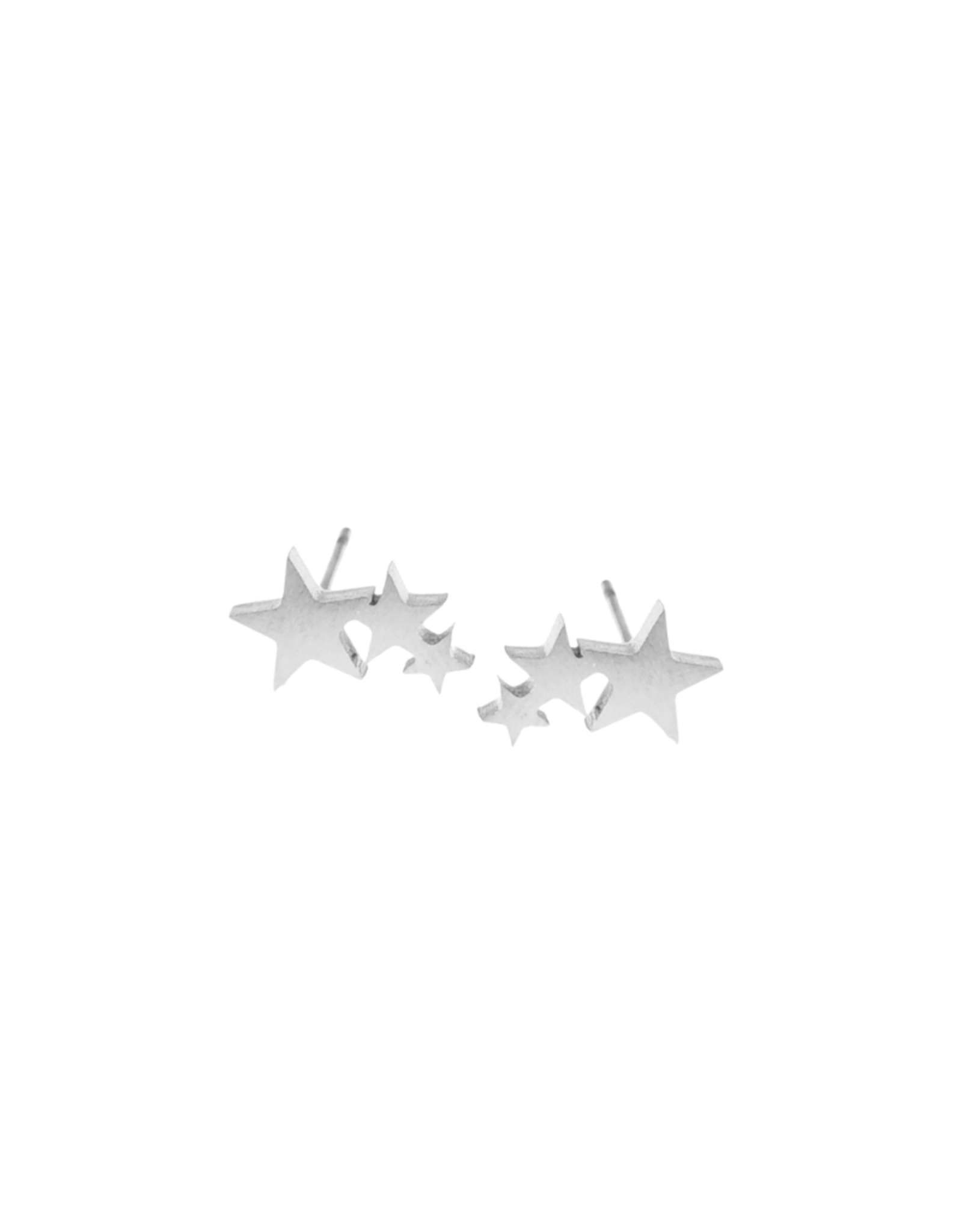 jj+rr Triple Star Earrings