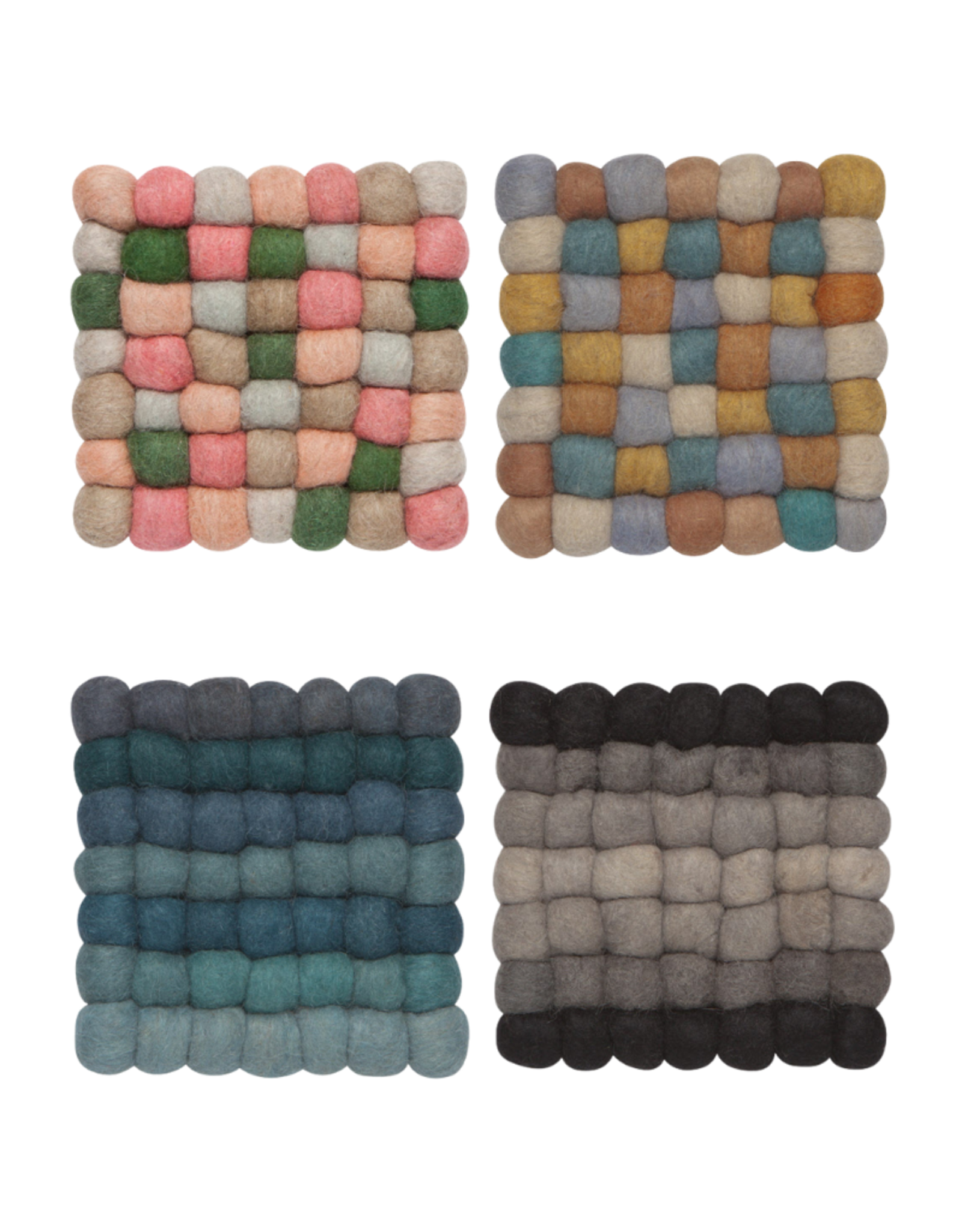 Felt Square Trivet Dot