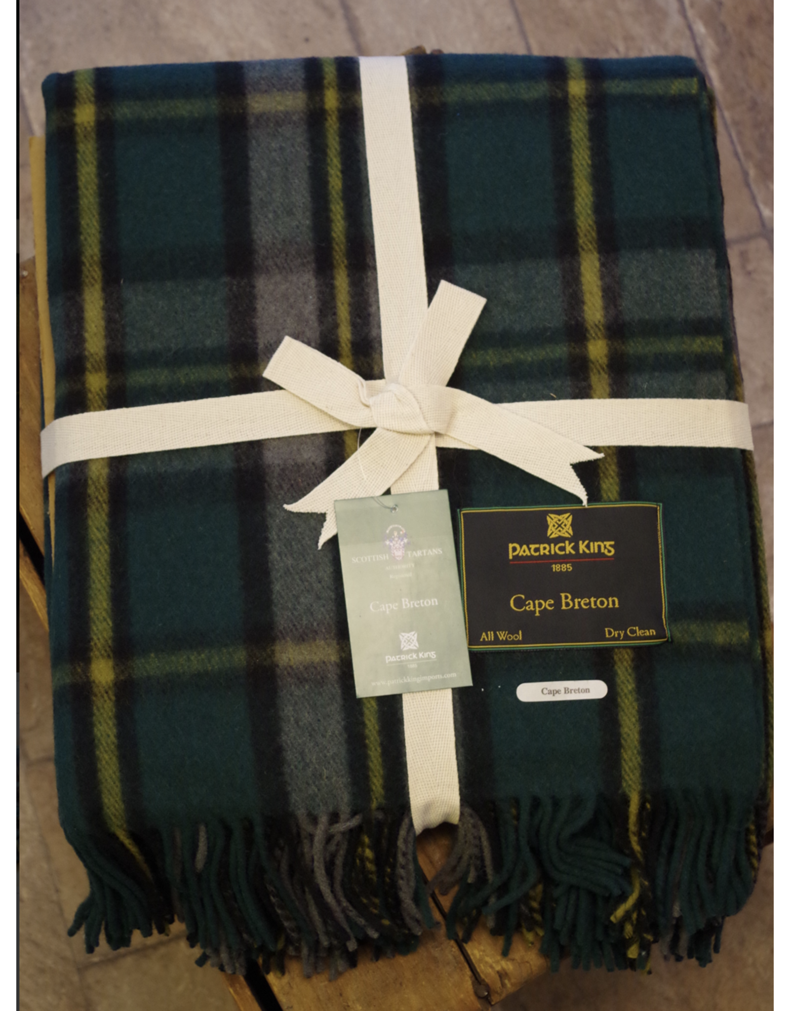 Patrick King Woollen Co. PK Highland Wool Throw - Cape Breton