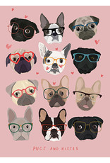 Valentine's Day - Pugs & Kisses