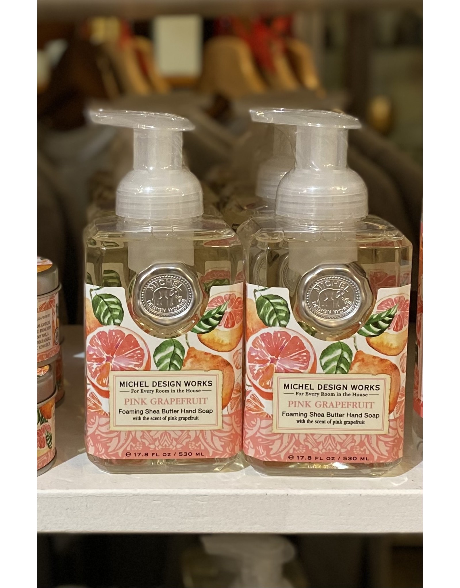 Michel Design Pink Grapefruit Foam Soap