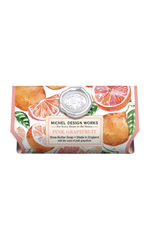 Michel Design Pink Grapefruit Large Bath Bar