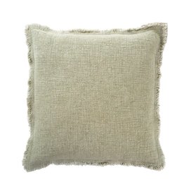 Selena Linen Pillow - Lichen - 20" x 20"