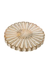 Dahlia Wooden Tray Round