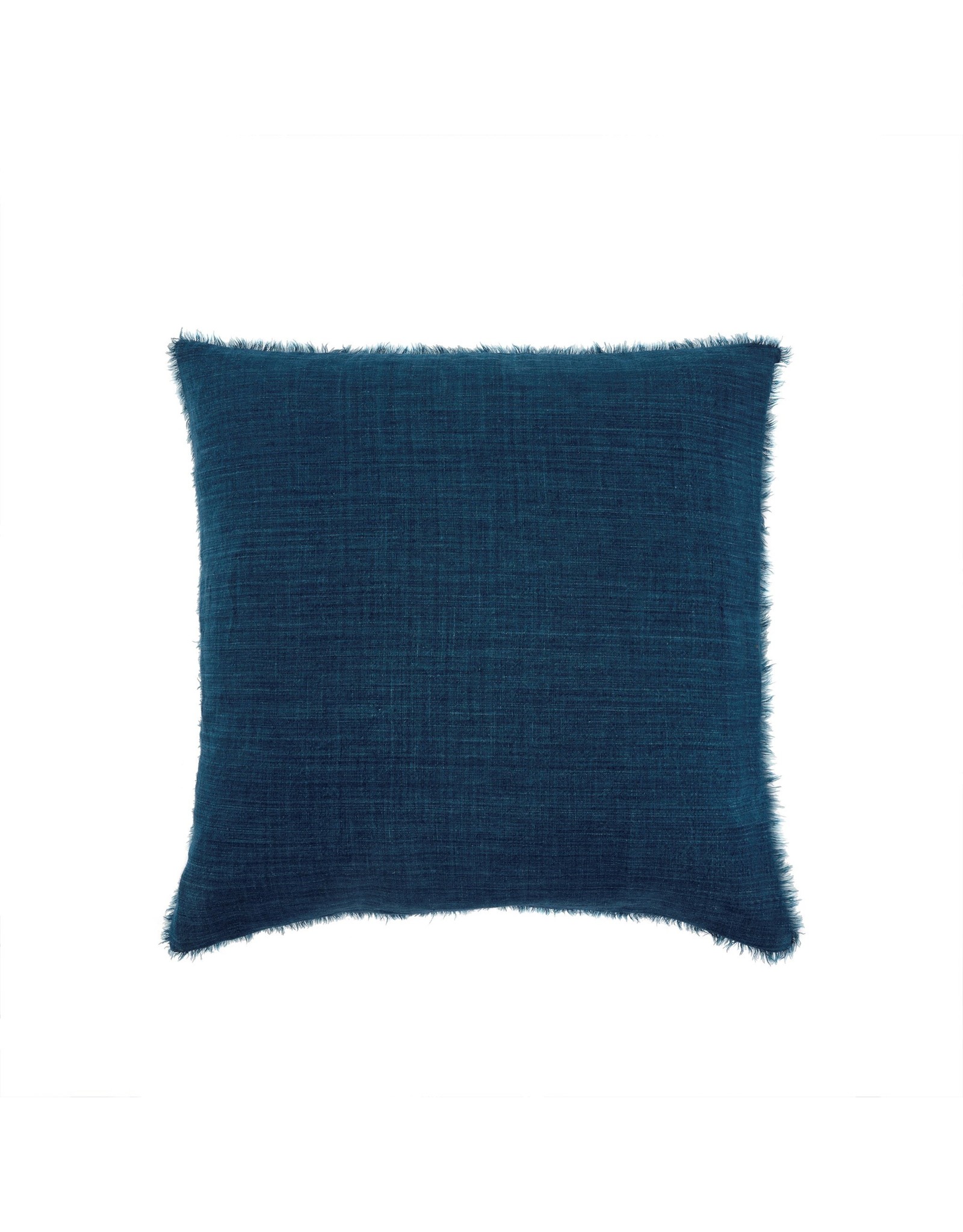 Lina Linen Pillow - Cobalt - 24" x 24"