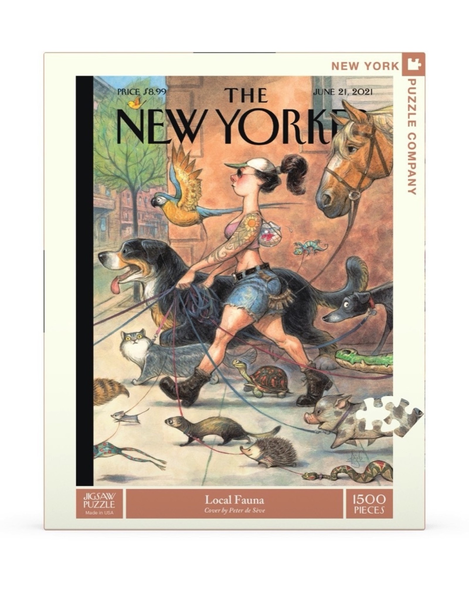 New York Puzzle Co Local Fauna - 1500 Piece Puzzle
