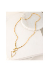 Lovestruck Heart Necklace Gold