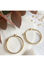 Pika & Bear Pecos 18mm Hoop Earings