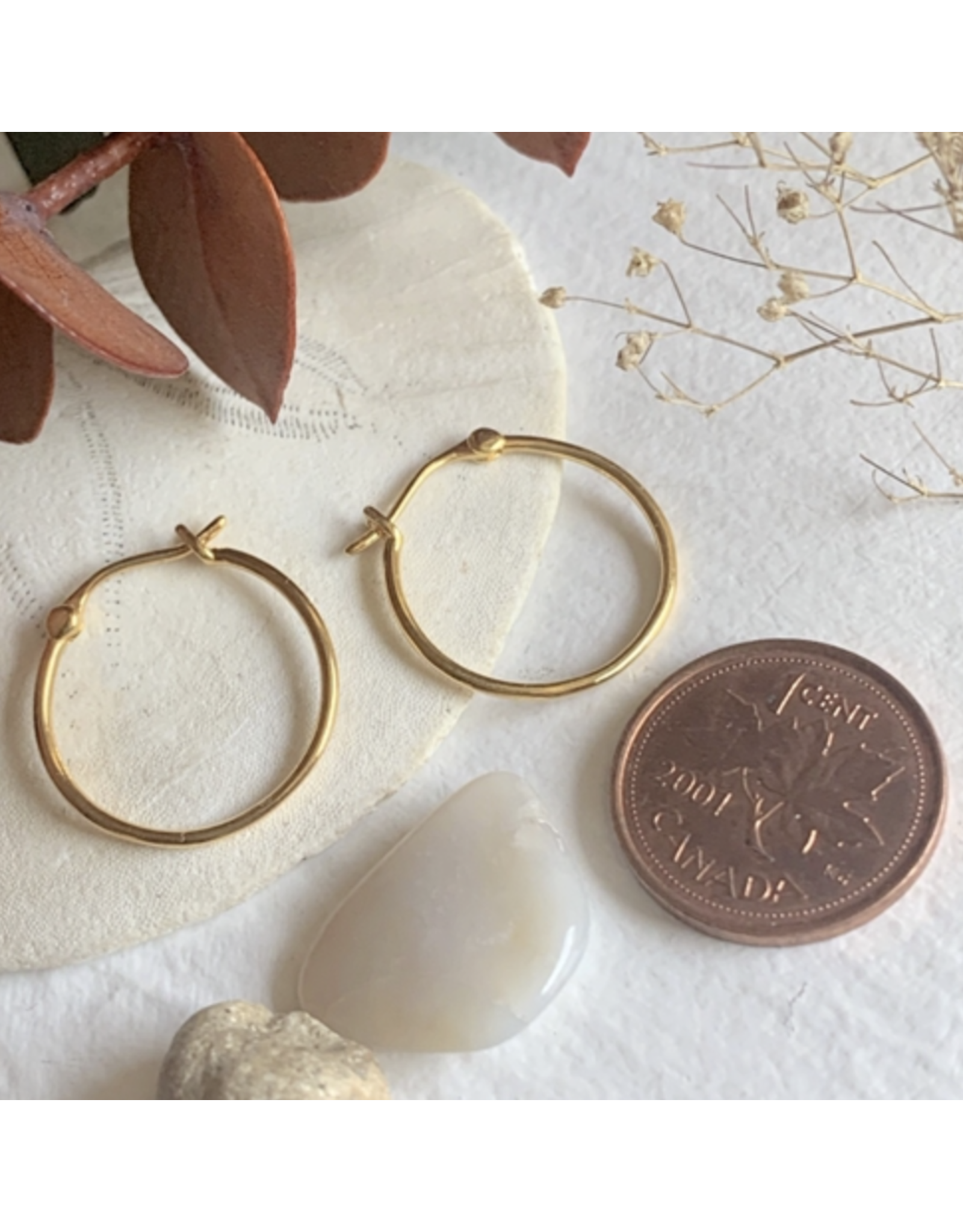 Pika & Bear Pecos 18mm Hoop Earings