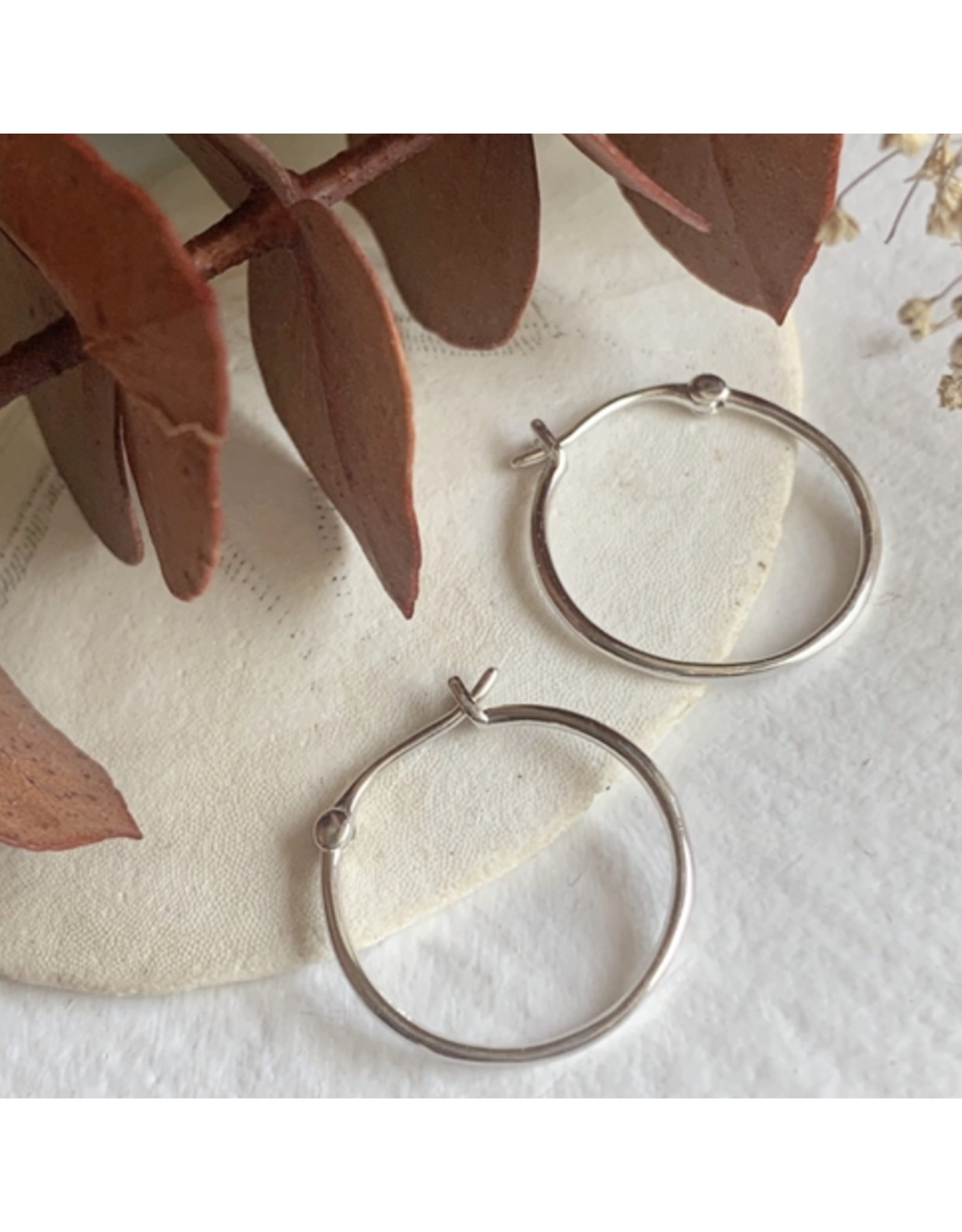 Pika & Bear Pecos 18mm Hoop Earings