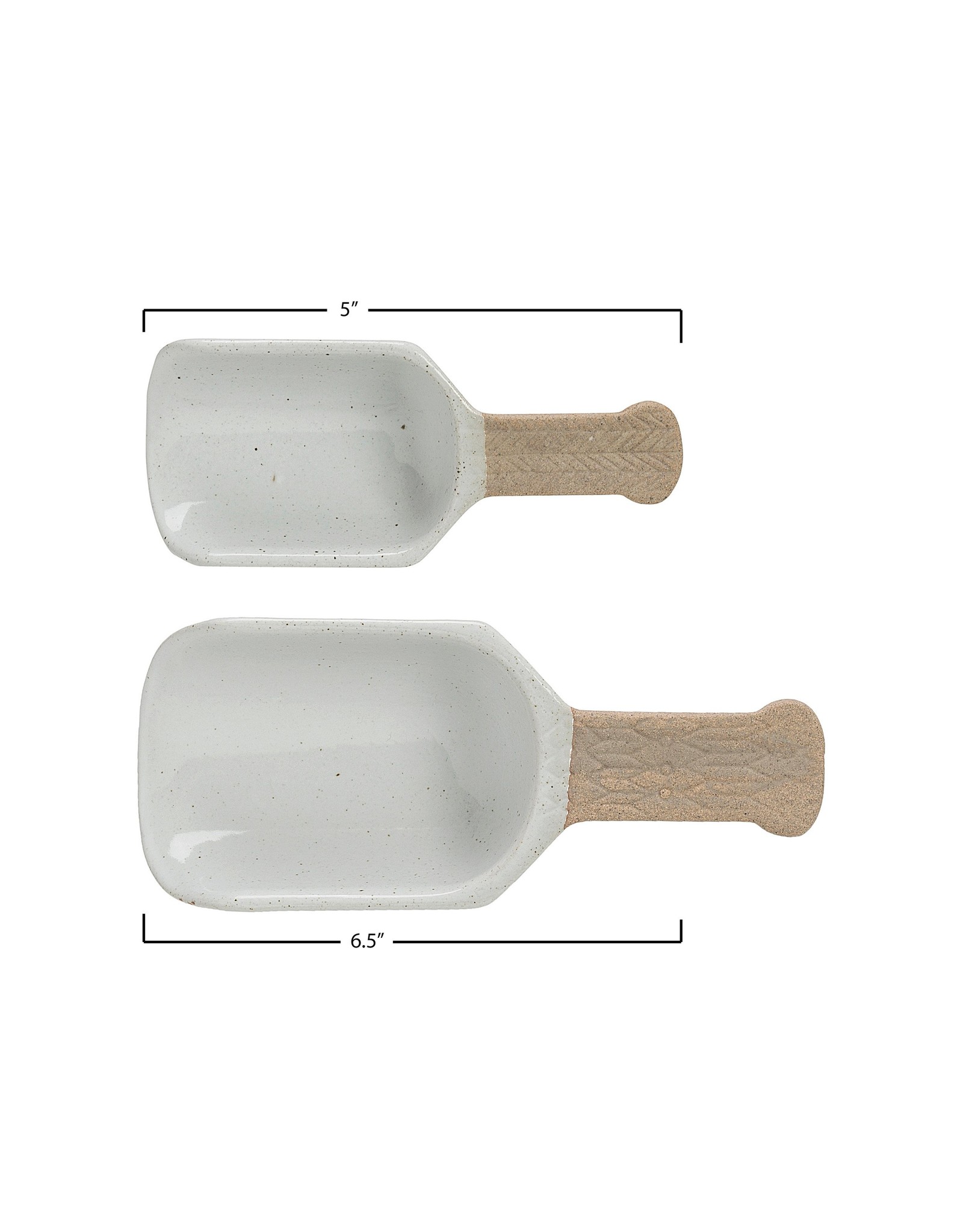 Porcelain Scoops - Set of 2