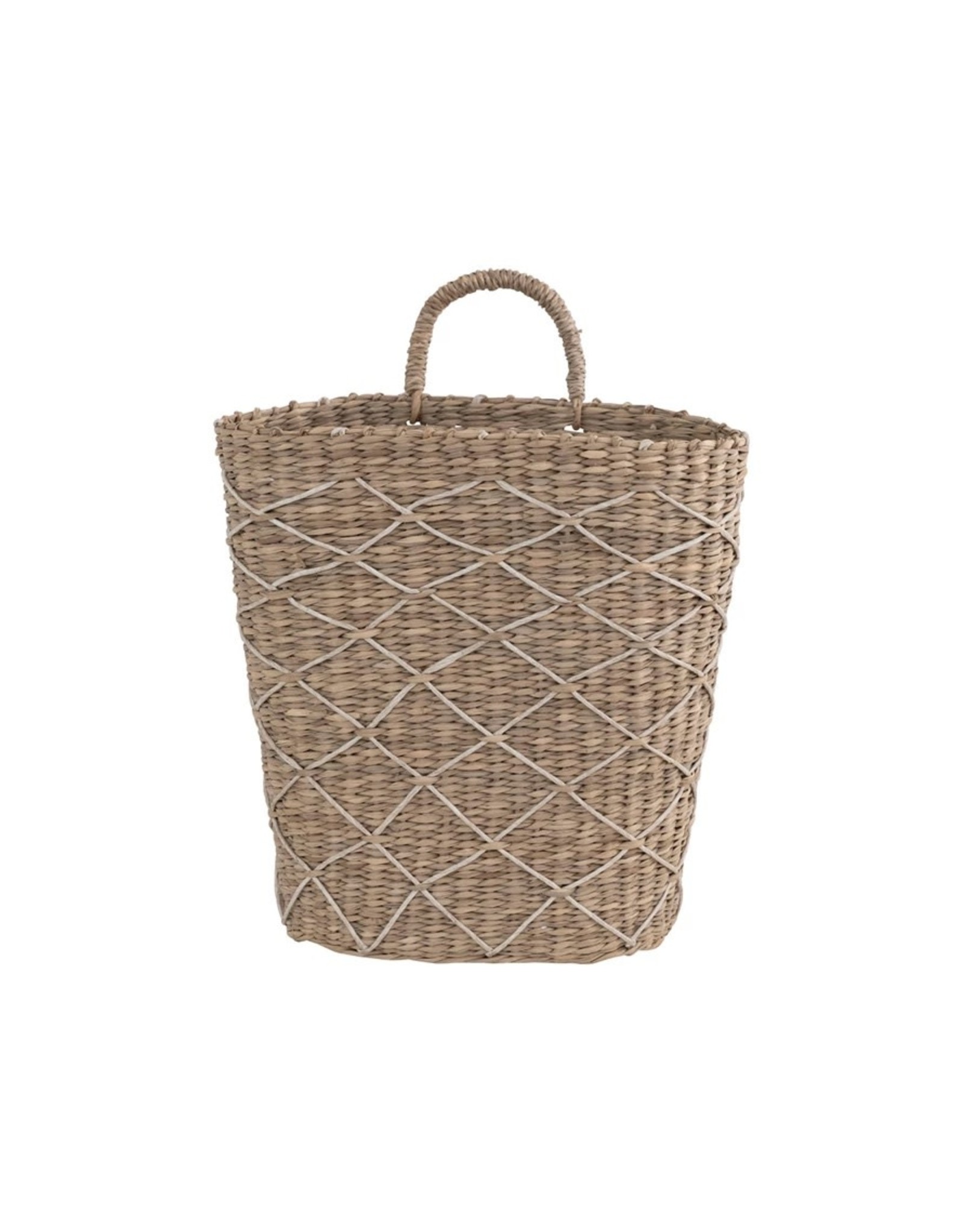 Hand-woven Seagrass Wall Basket