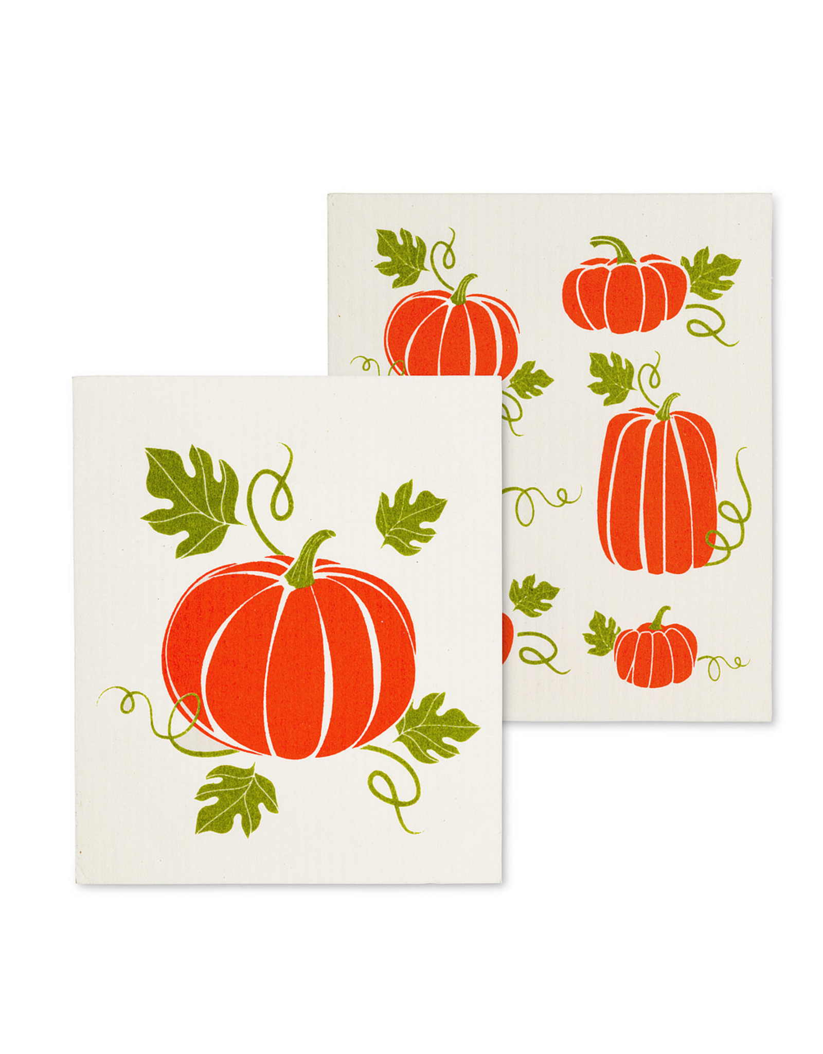 Pumpkins Swedish Dishcloths - Set of 2