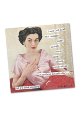 Cocktail Napkins - I Won't Eat