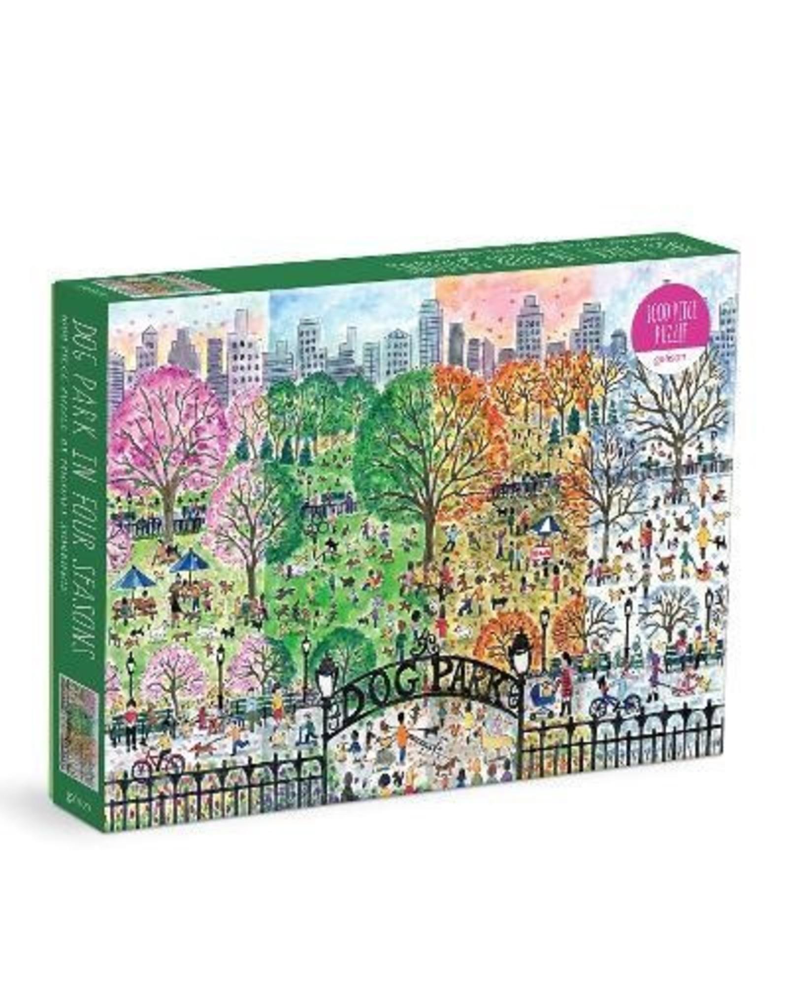 Dog Park in Four Seasons Puzzle - 1000 pieces