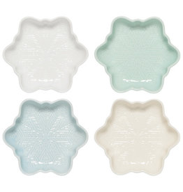 Snowflake Dipping Dishes - Set of 4