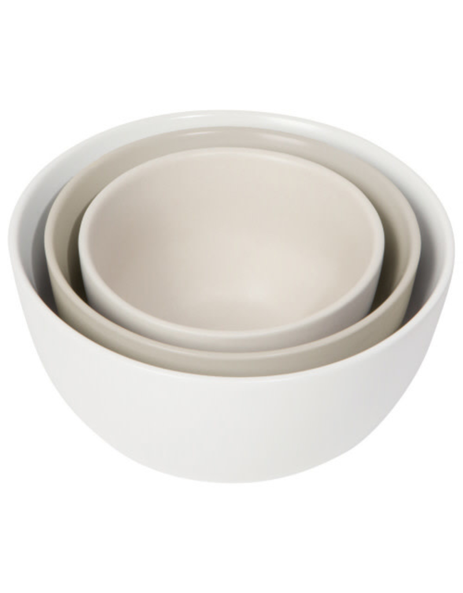 Prep Bowl Set of 3 - Matte White