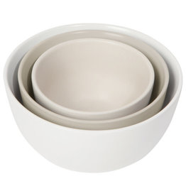 Prep Bowl Set of 3 - Matte White