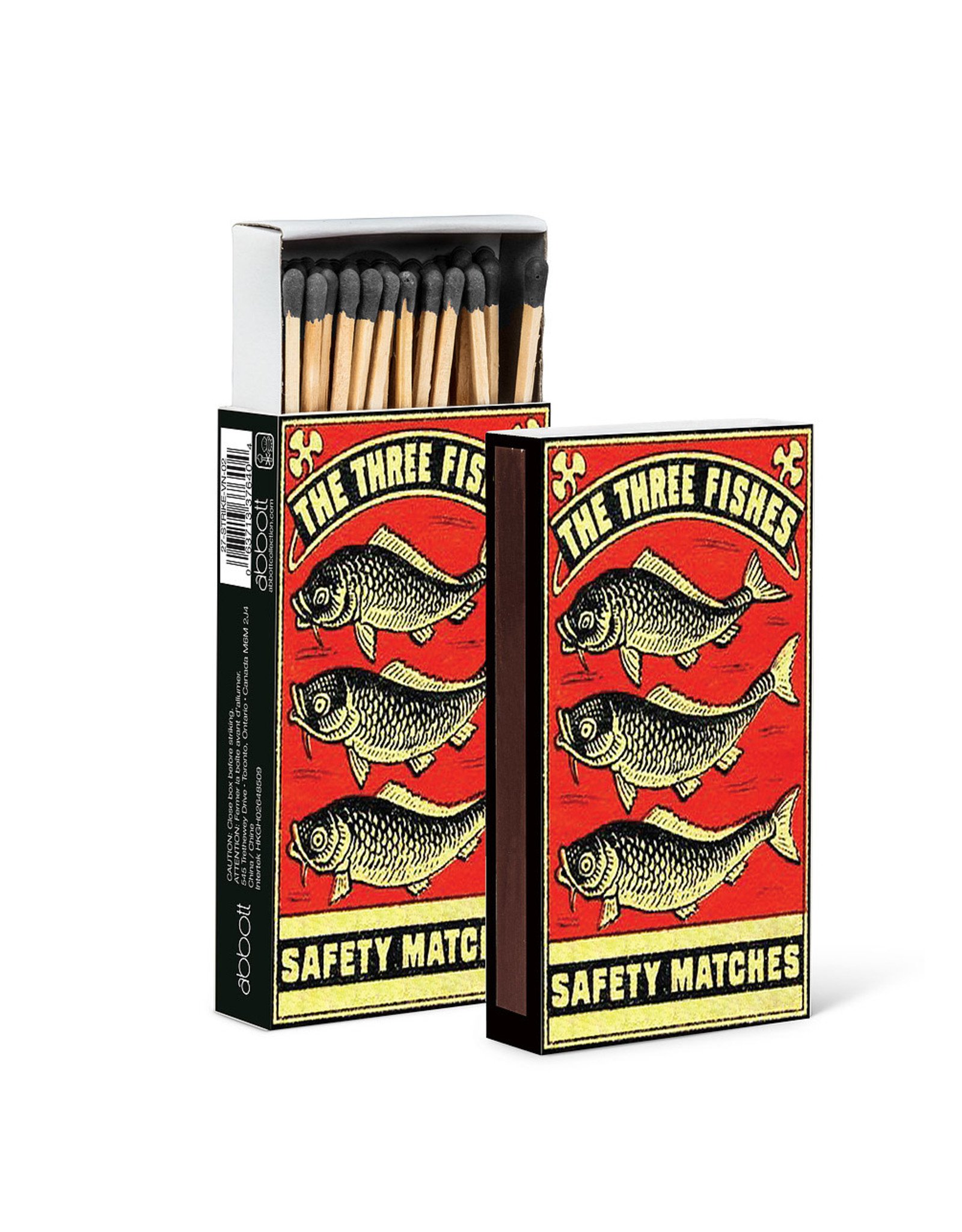 Vintage 3 Fishes Matches - 45 Sticks