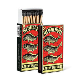 Vintage 3 Fishes Matches - 45 Sticks